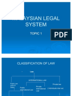 Topic 1-Malaysian Legal System 2011