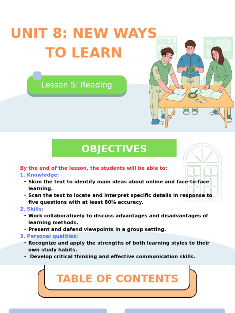 T NG Unit 8 | PDF | Educational Technology | Learning