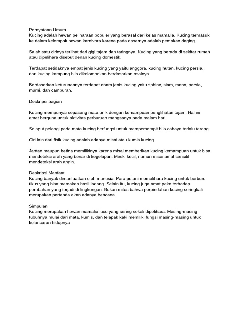 Teks Deskripsi | PDF