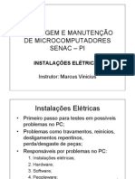01) MONTAGEM E MANUTENÇÃO DE MICROCOMPUTADORES SENAC-PI - INSTALACAO ELETRICA - MARCUS VINICIUS -
