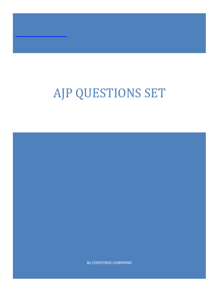AJP Combine | PDF | Class (Computer Programming) | Method (Computer ...