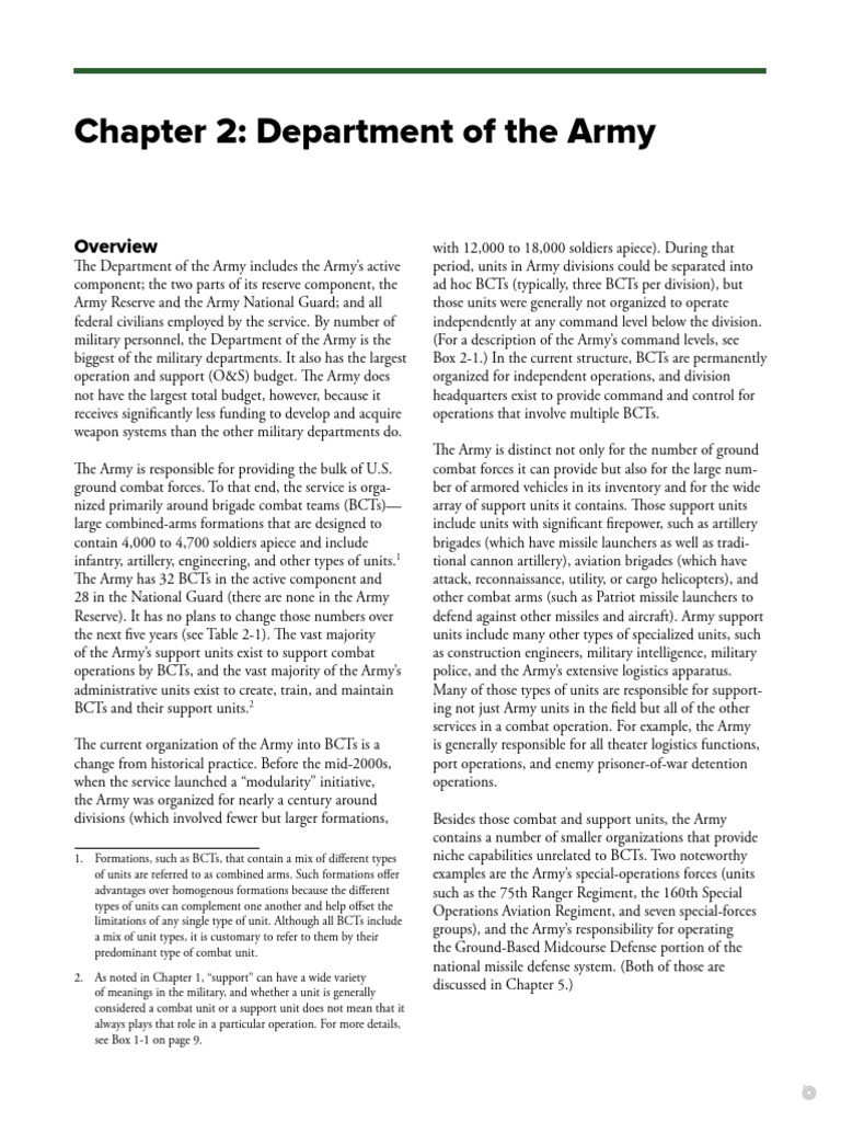 Overview of the U.S. Army Structure | PDF | Brigade | Company (Military ...