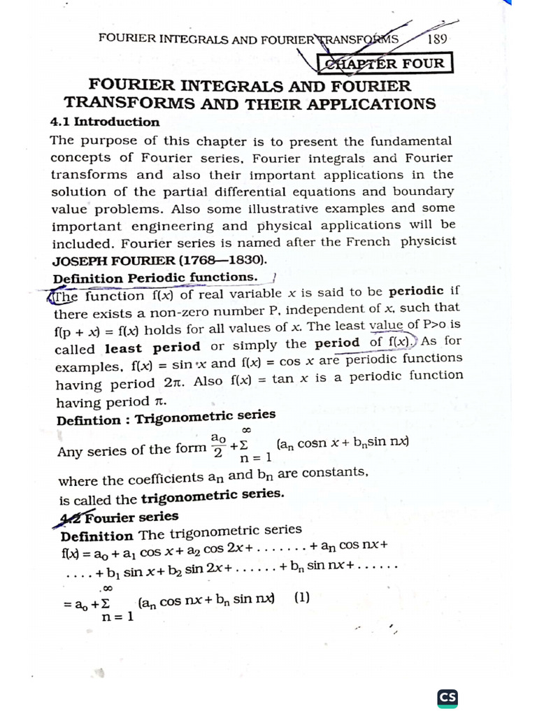4.fourier Transform - Chapter 04 Marked Page | PDF
