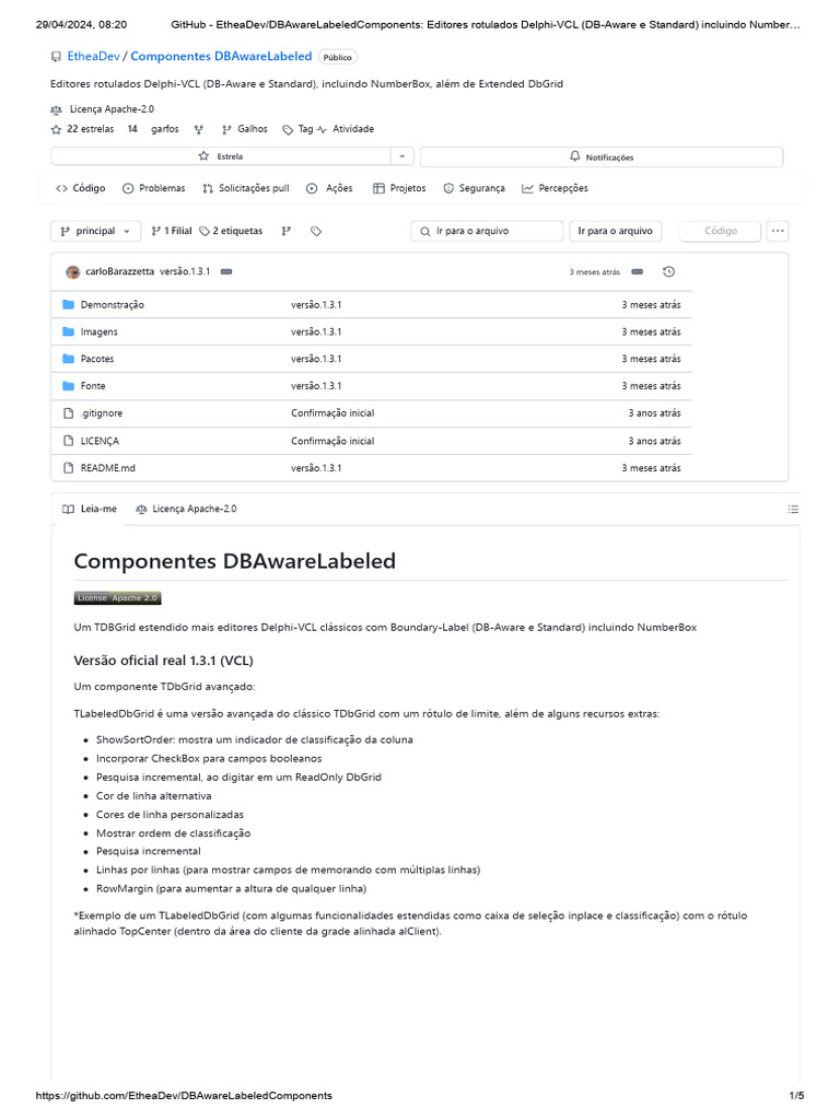 Componentes DBAware para Delphi VCL | PDF | Informática | Programas