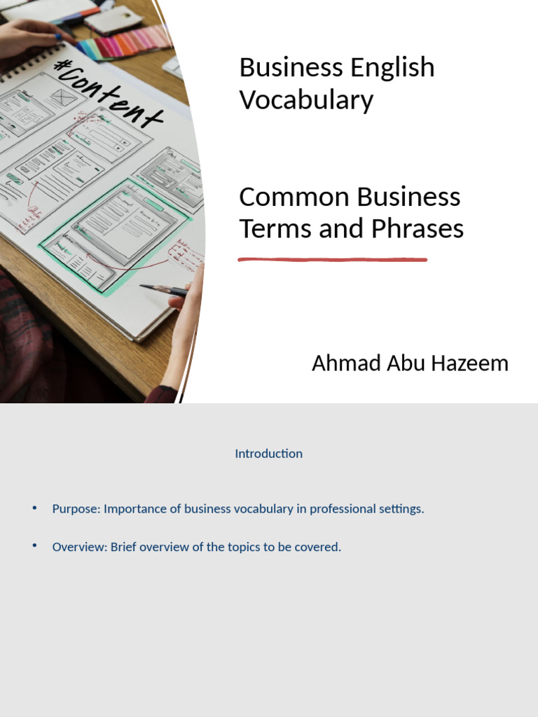 Essential Business Vocabulary Guide Pdf Performance Indicator