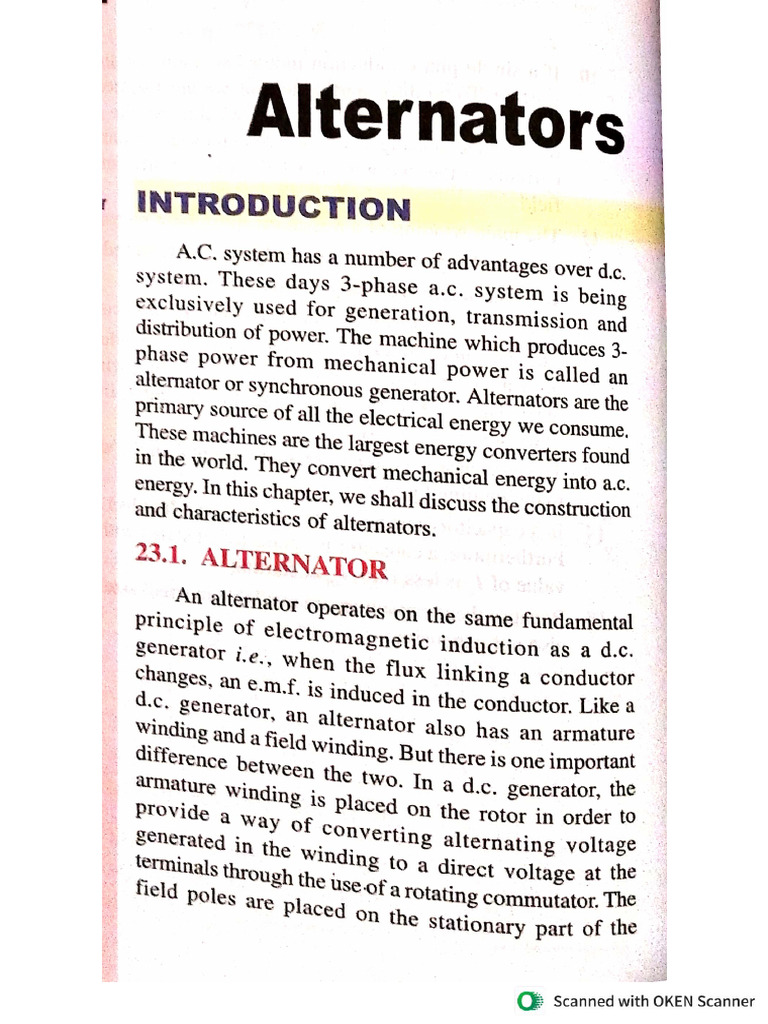 Synchronous Generators Pdf