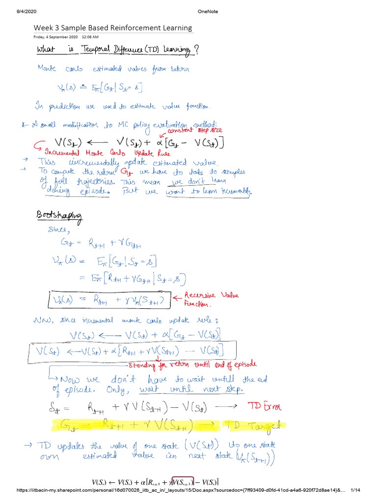 Reinforcement Learning Insights | PDF | Algorithms | Theoretical ...