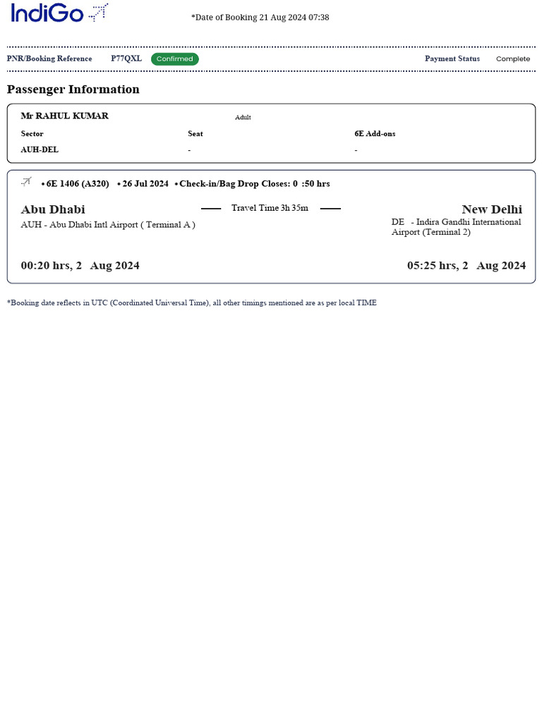 Rahul Kumar RTN | PDF | Airport | Travel Visa