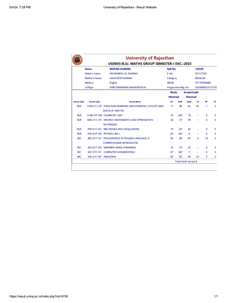 1 ST Year | PDF