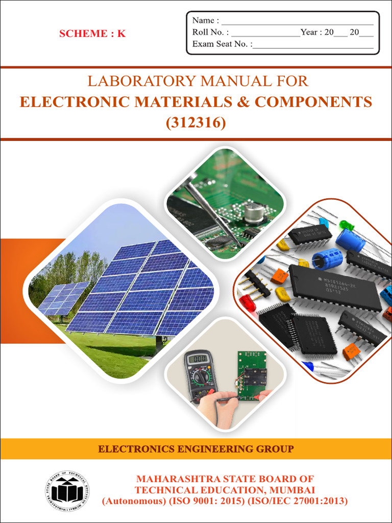 Laboratory Manual for Electronic Components | PDF | Capacitor ...