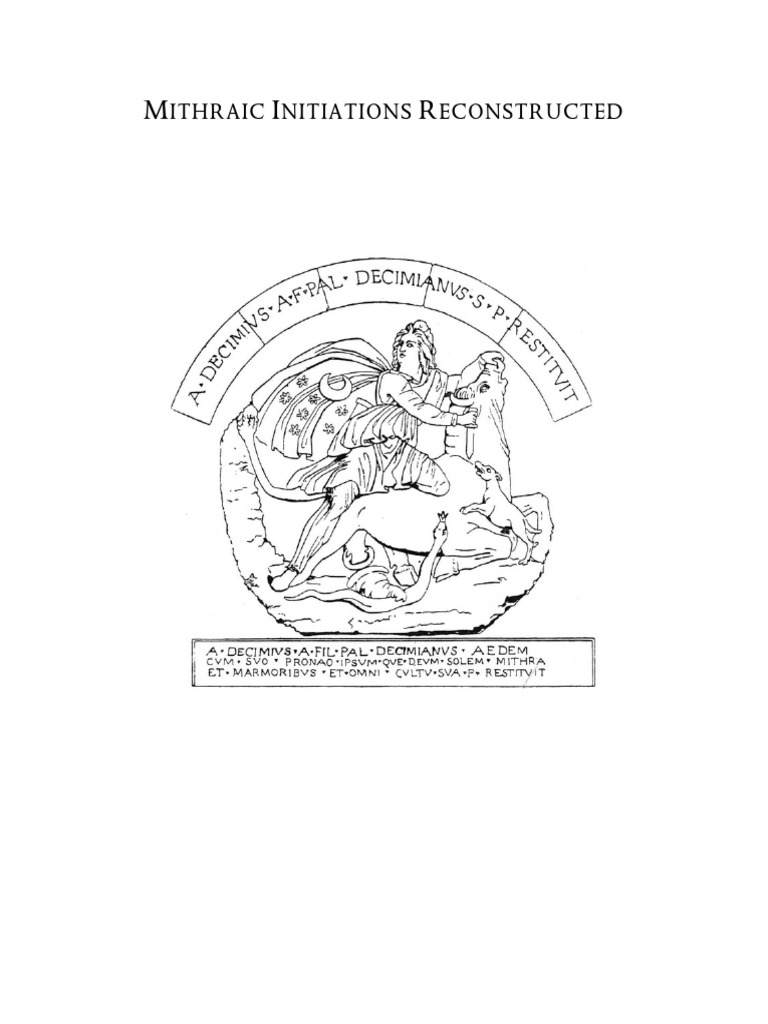 Mithraic Initiations Reconstructed (Print) | PDF | Oath