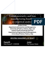 Cover of Presentasi Manajemen Industri - Andysamuelpakpahan (NIM: 122100018) - Prof - Dr. Syamsir Abduh