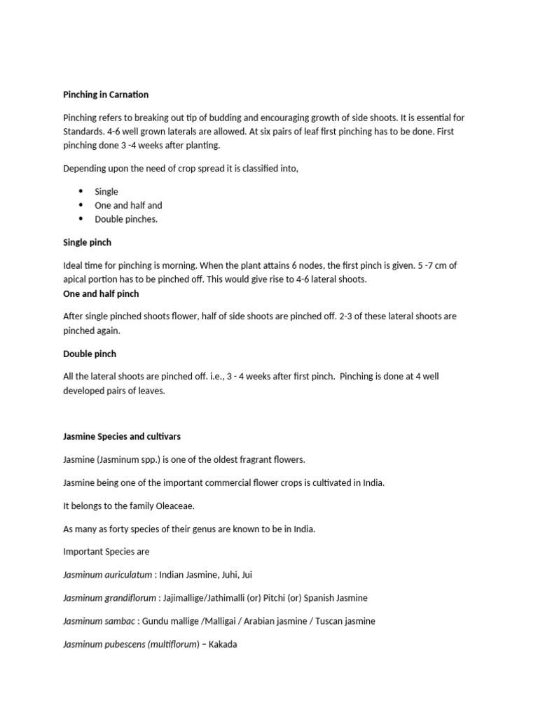 Important Short Notes | PDF | Mentha | Botany