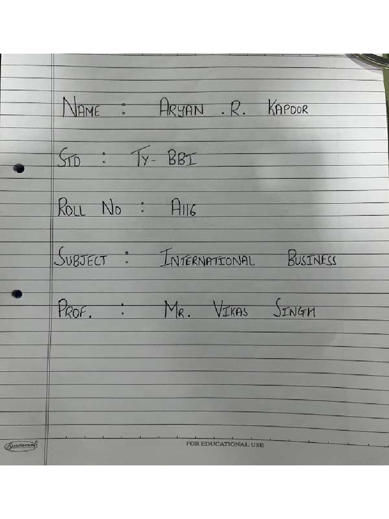116 TYBBI Aryan Kapoor HRM Sem 6 Assignment | PDF