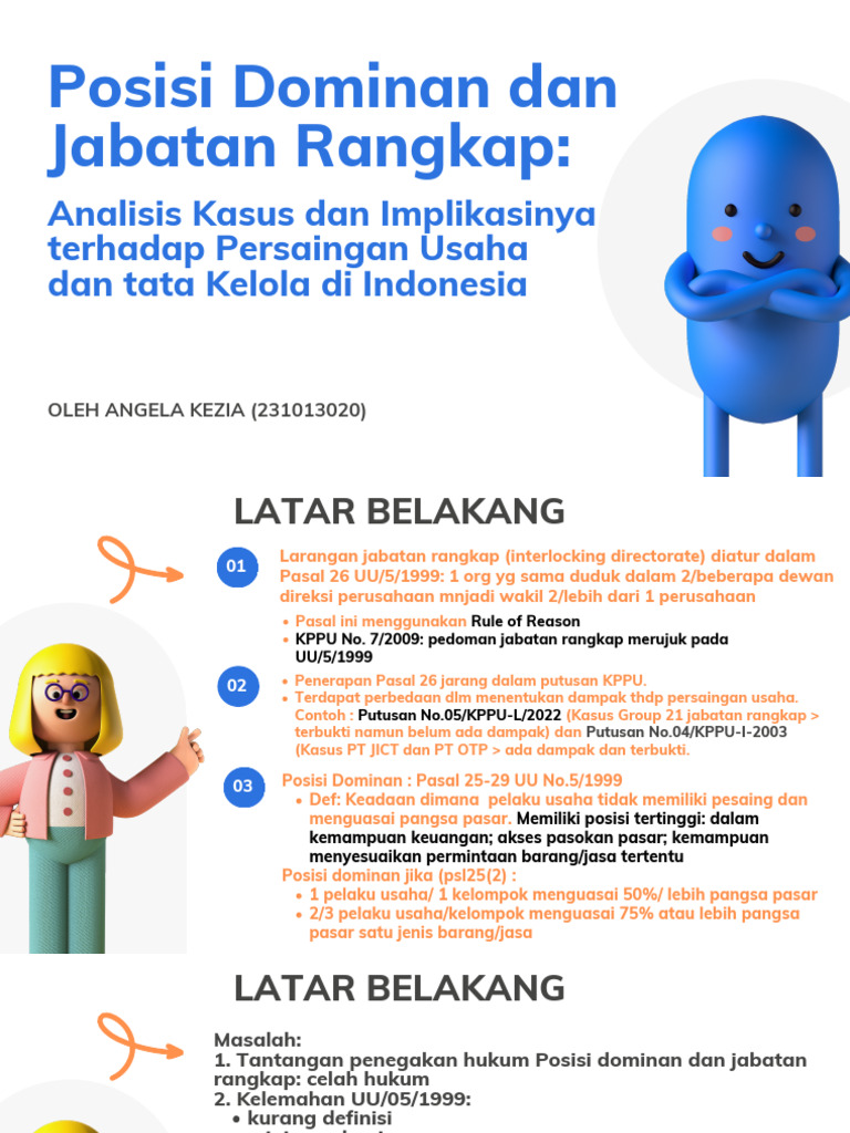 Posisi Dominan Dan Jabatan Rangkap | PDF