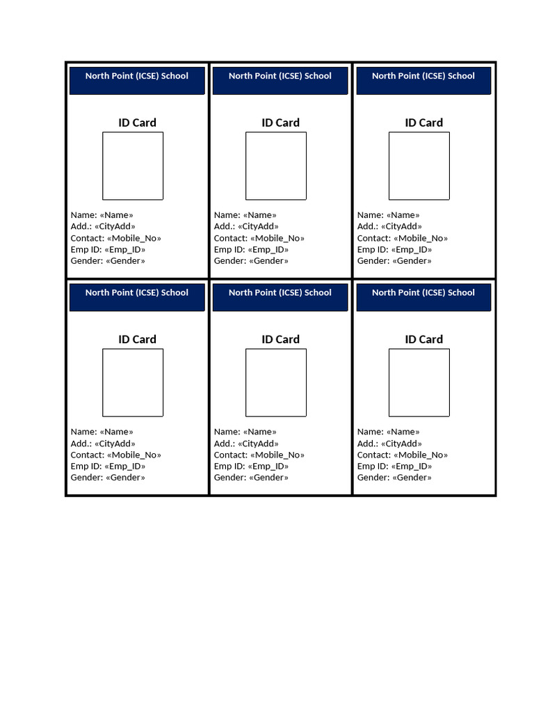 Making A ID Card | PDF