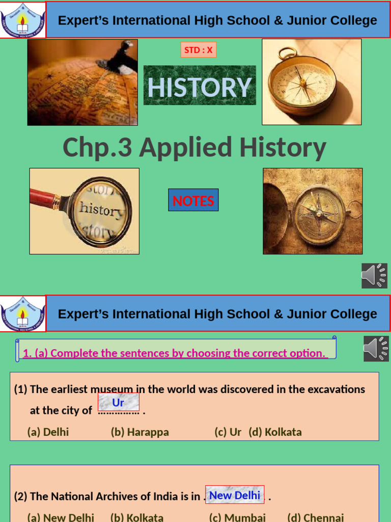 Chp.3 Applied History Notes Part 4 | PDF | Knowledge | Science