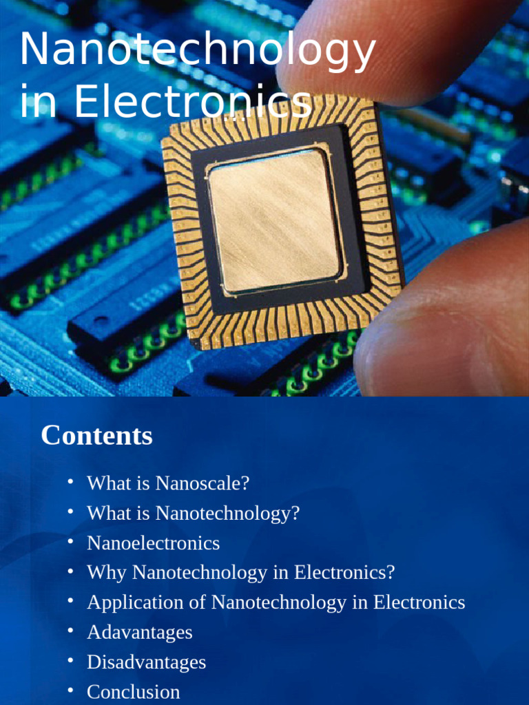 Nanotechnology | PDF | Nanotechnology | Electronics