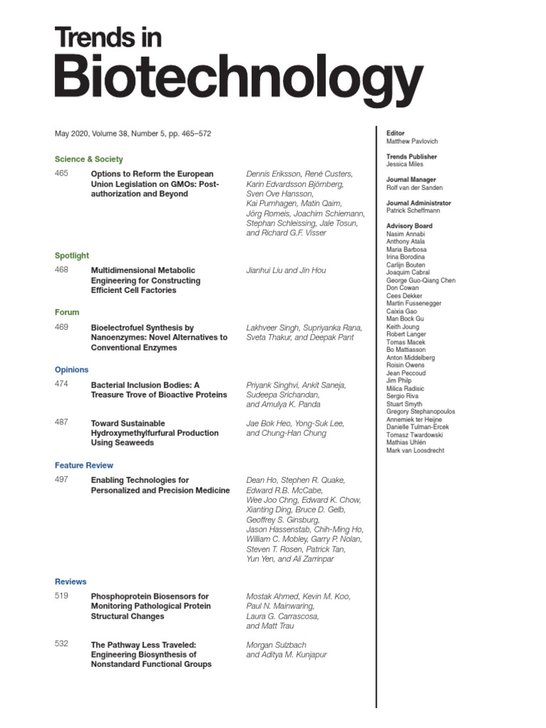 Advisory-Board-and-Contents - Tibtec 2 | PDF | Biology | Health Sciences
