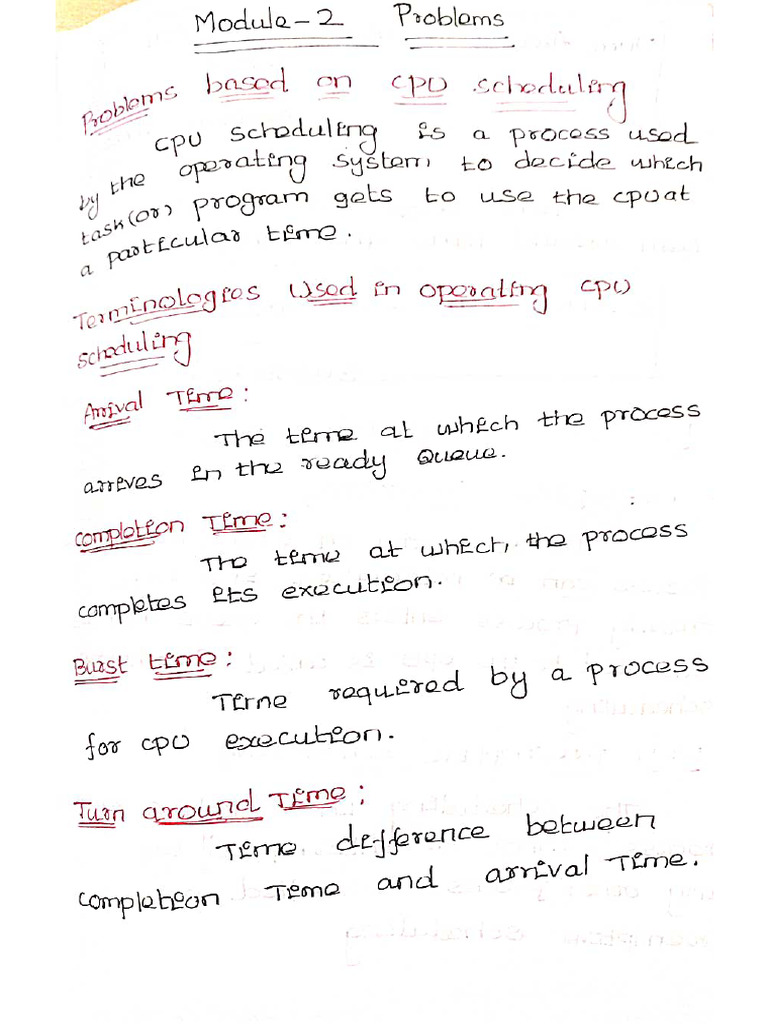 Os module 2 problems pdf