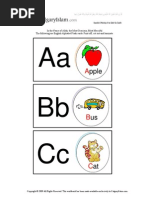 English Alphabet Flash Cards