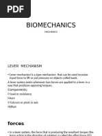 Biomechanics - Lever Systems of The Human Body PDF | PDF | Lever | Torque