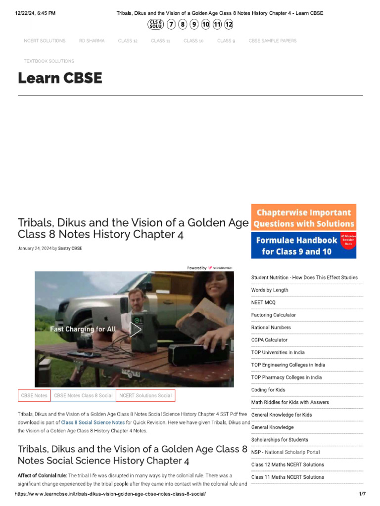Notes History Chapter 04 PDF | PDF