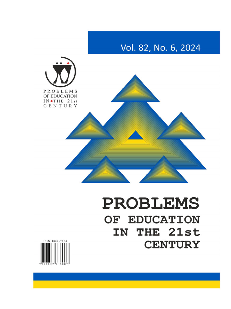 Problems of Education in The 21st Century, Vol. 82, No. 6, 2024 | PDF ...