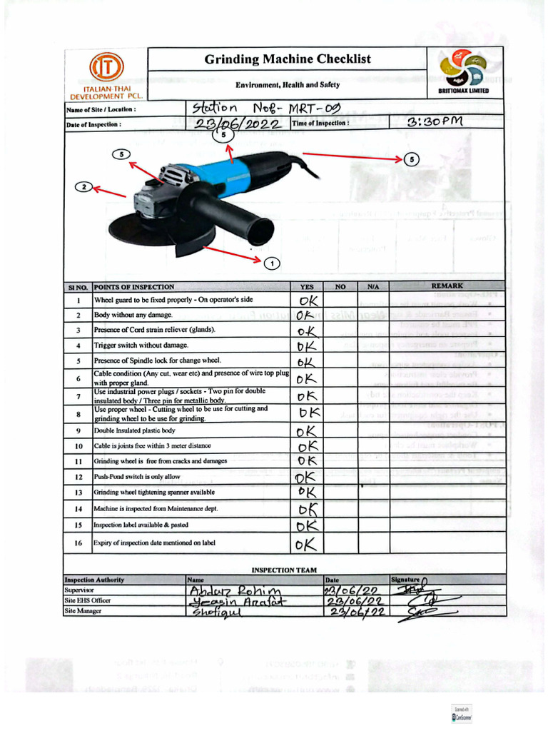 Inspection Power Tools | PDF