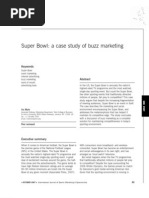 Download Super Bowl - A Case Study of Buzz Marketing by Jia Yan SN80749585 doc pdf