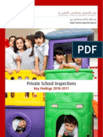 Private School Inspections: Key Findings 2010-2011