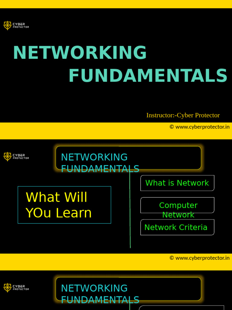 Networking Fundamentals | PDF | Computer Network | Digital Technology