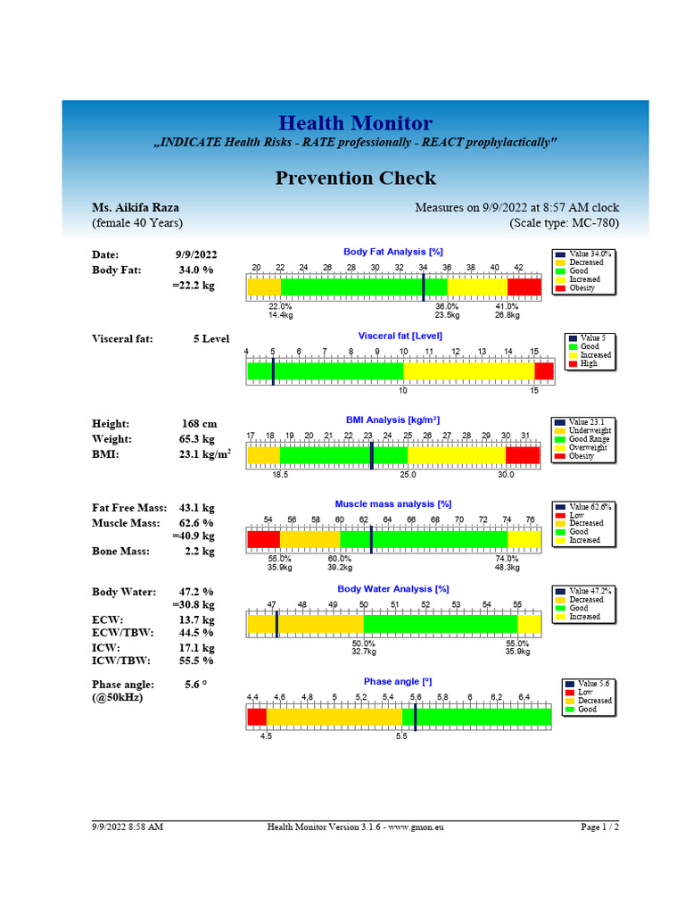 Ku500169 Prevention Check PDF | PDF | Obesity | Body Mass Index
