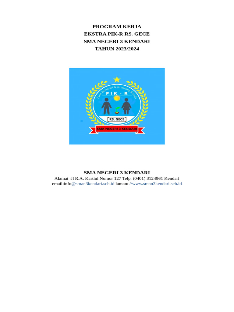 Program kerja pik r ssk pdf