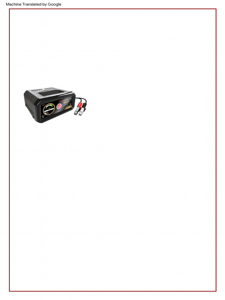 Cargador Schumacher SC1339 para Baterías AGM | PDF