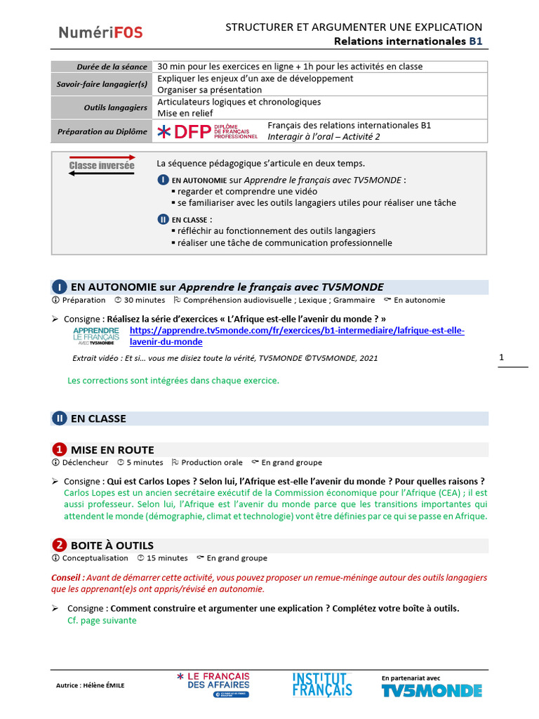 fiche-ri-b1-structurer-et-argumenter-une-explication-enseignant | PDF ...