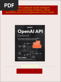 Instant download OpenAI API Cookbook: Build intelligent applications including chatbots, virtual assistants, and content generators Henry Habib pdf all chapter