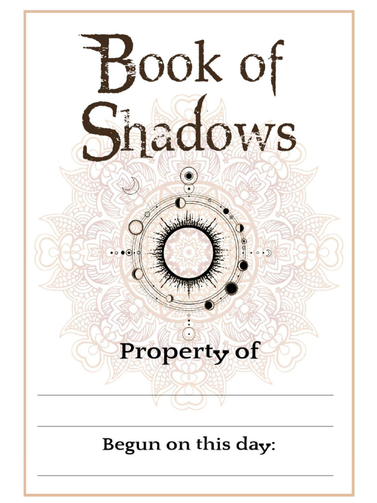Cover Book of Shadows Spells8 | PDF