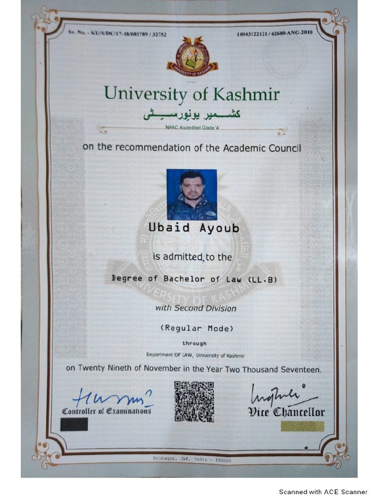 Ubaid Degree Law - 11zon | PDF
