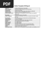 Defect Report Template for Software Testing | PDF
