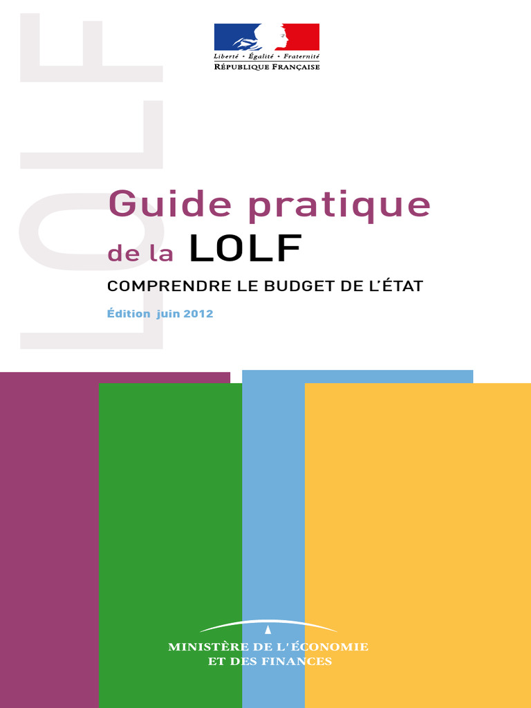 Guide pratique de la LOLF 2023 | PDF | Niche fiscale