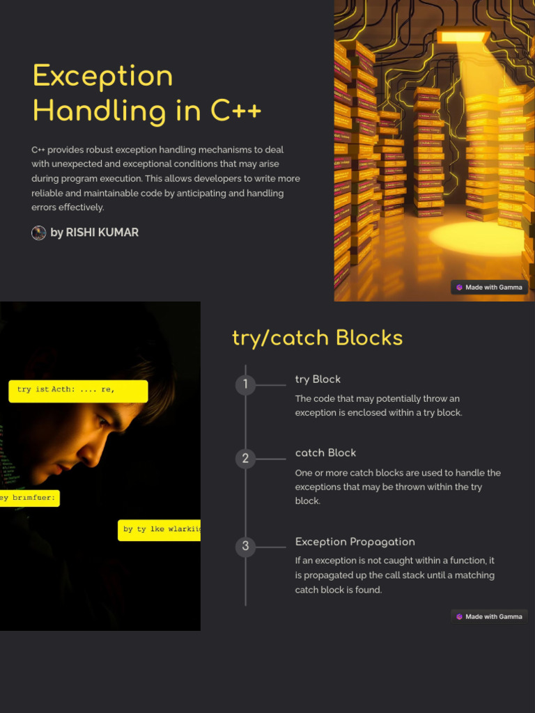 Exception Handling in C | PDF