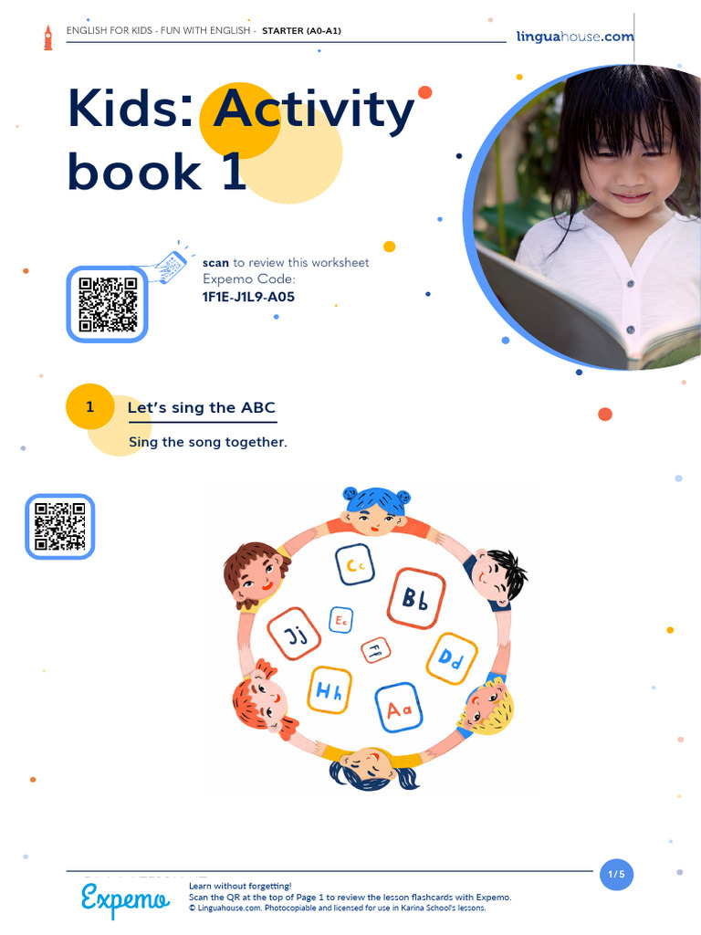 Fun English Activities for Kids A0-A1 | PDF | Writing | Graphemes