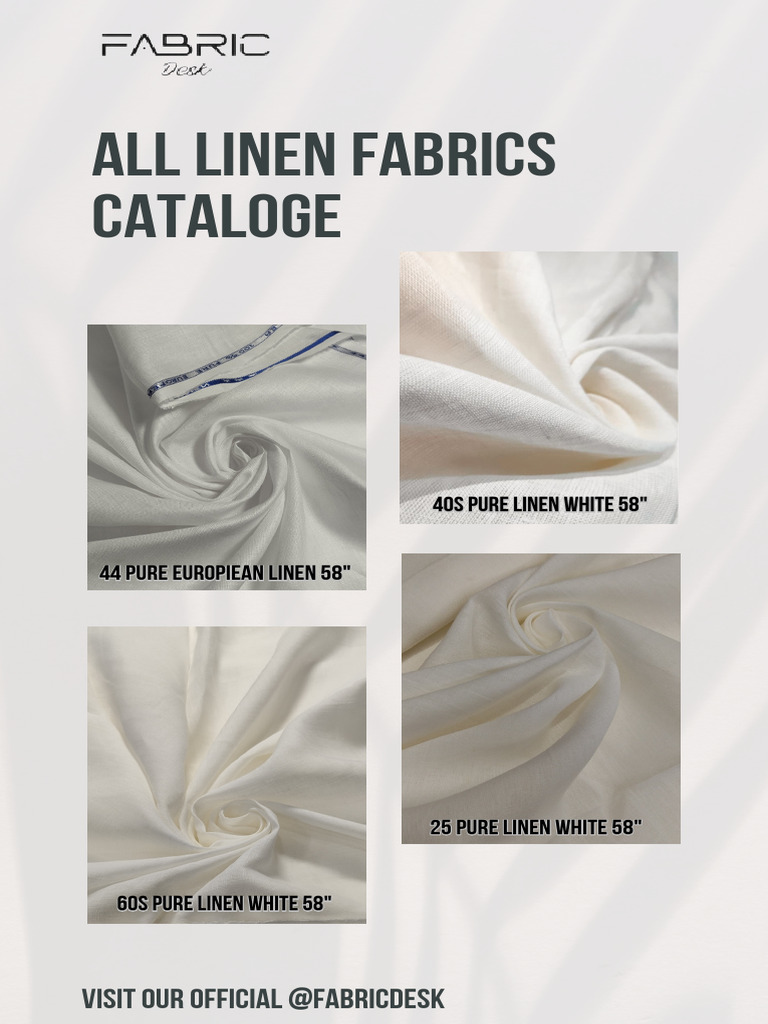Linen Fabrics Cataloge 1 | PDF