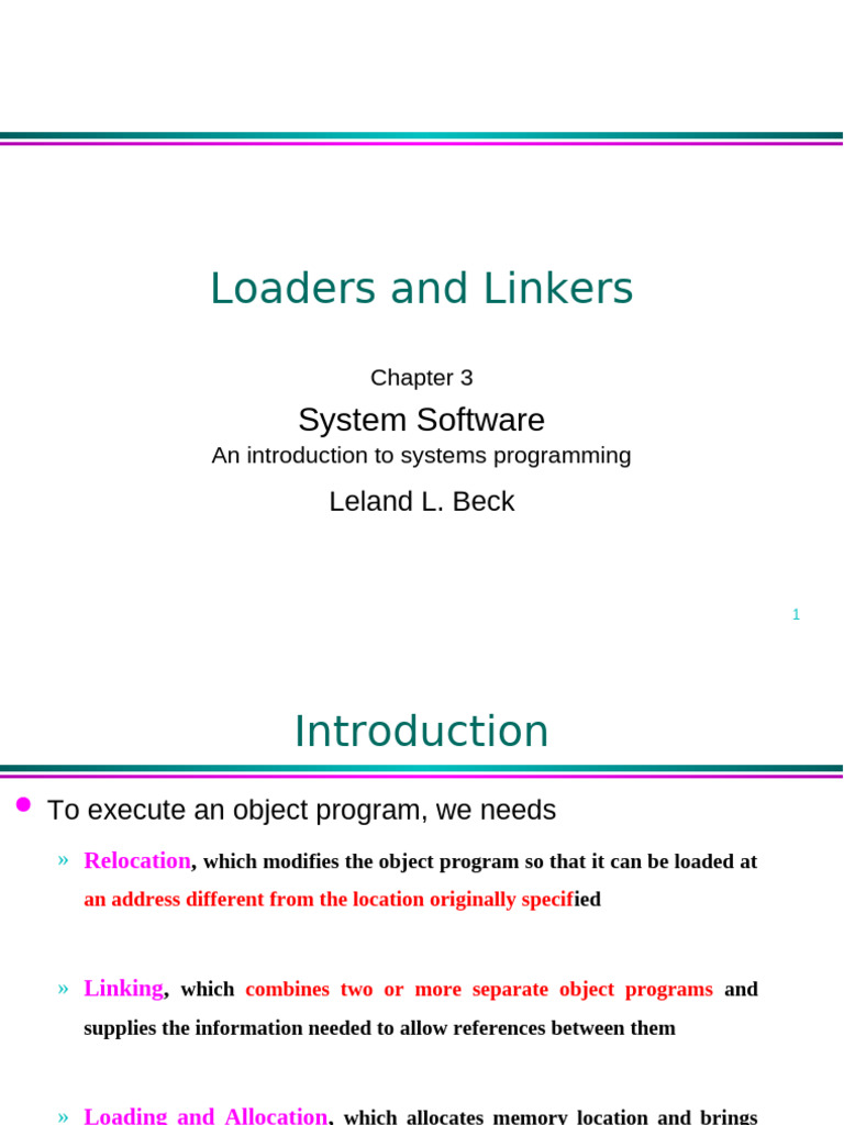 loader -class notes | PDF | Booting | Computer Program