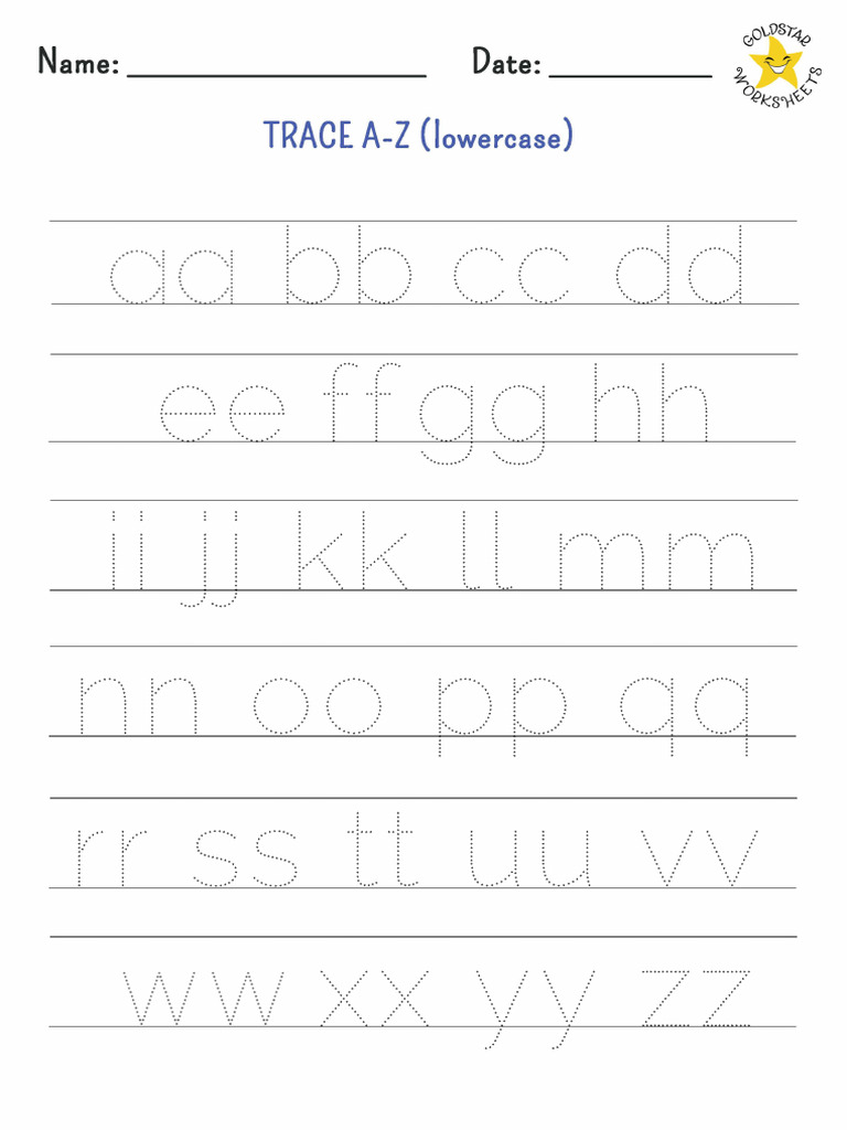 A Z Lowercase All in One With Lines - Compressed | PDF