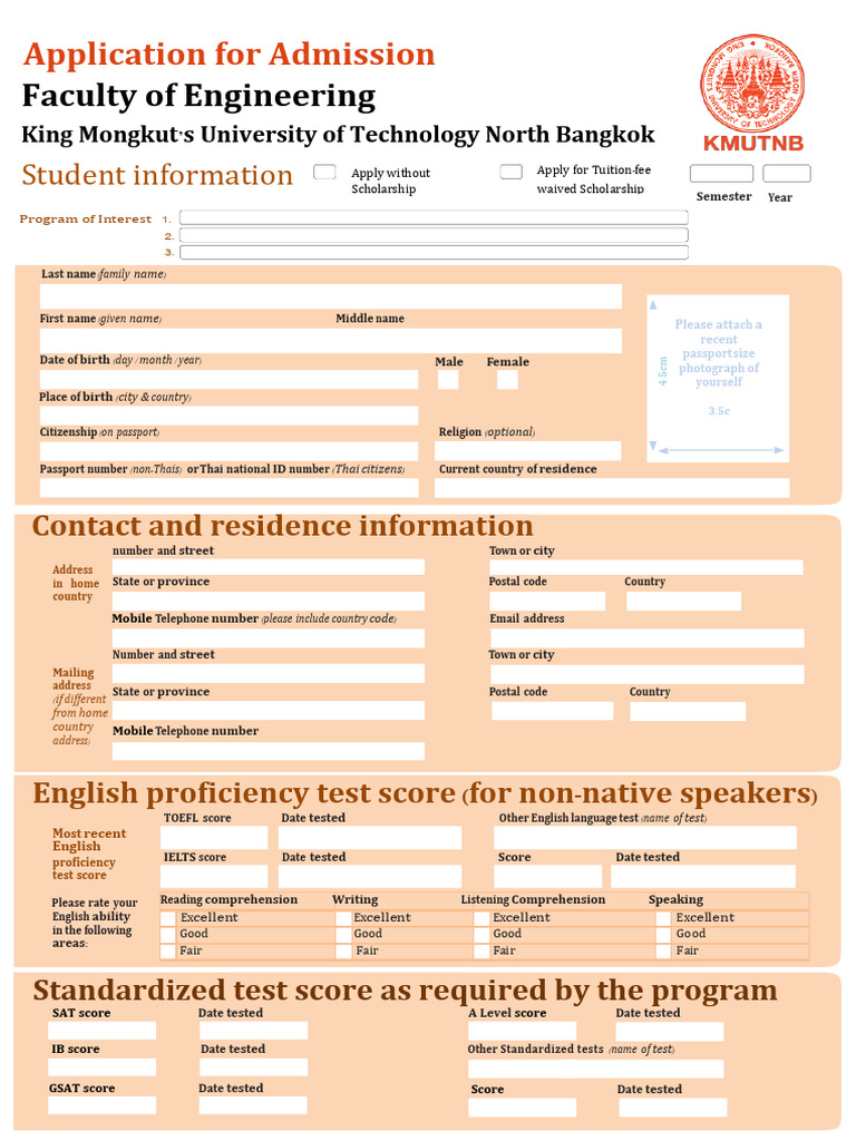 Application For Students - CIEP | PDF | Test Of English As A Foreign ...