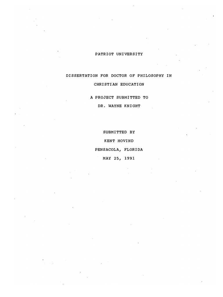 kent hovind dissertation pdf