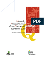Manual de y Procedimientos Calidad ( ISO 9001-2000)