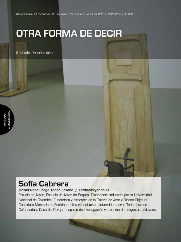Otra_forma_de_decir | PDF | Verdad | Experiencia
